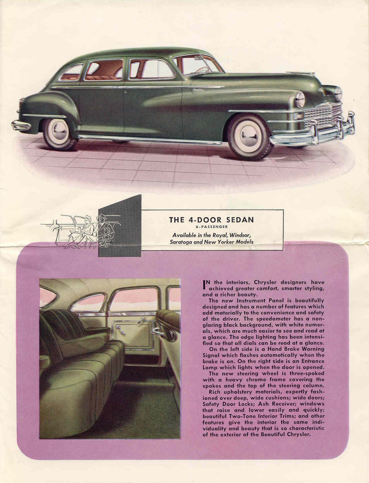 1946 Chrysler Brochure Page 5
